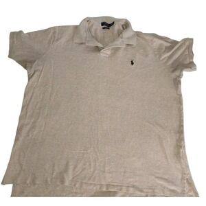 Polo Ralph Lauren Mens Custom Fit Polo Shirt Size XXL‎ Brown Short Sleeve Pony